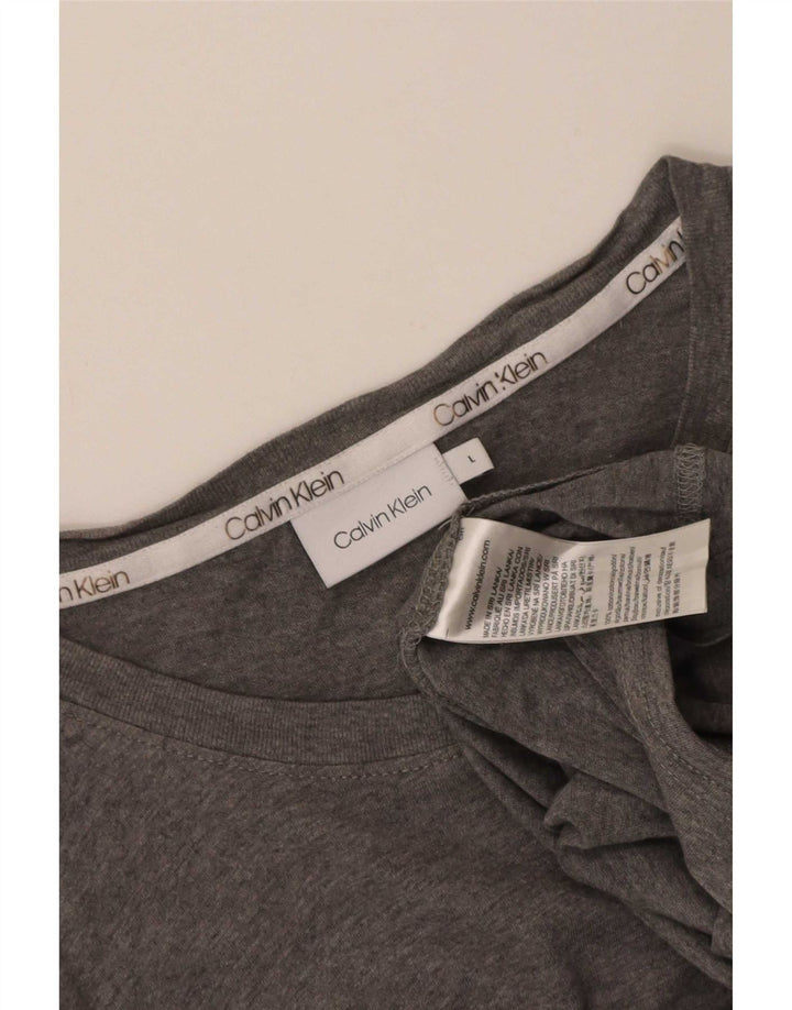 Calvin Klein muška majica kratkih rukava Veliki sivi pamuk
