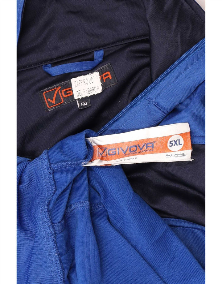 Gornja jakna Givova Graphic Trenirka 5XL plavi poliester u boji