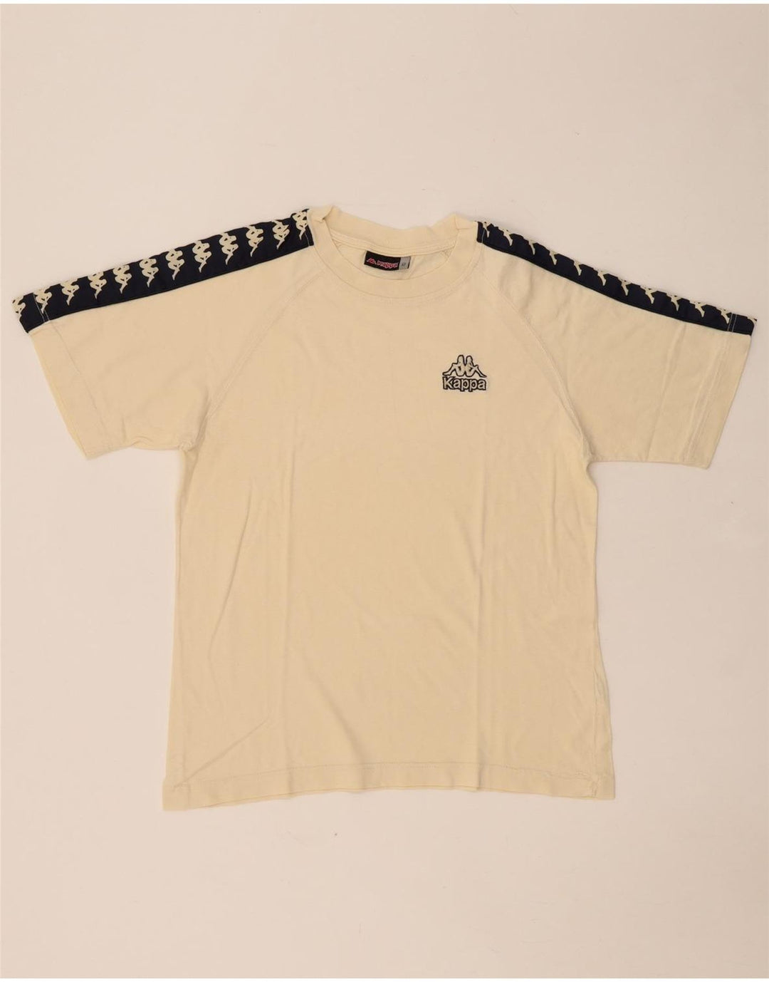 KAPPA Muška majica kratkih rukava s grafičkim motivima, mali pamuk u bež boji