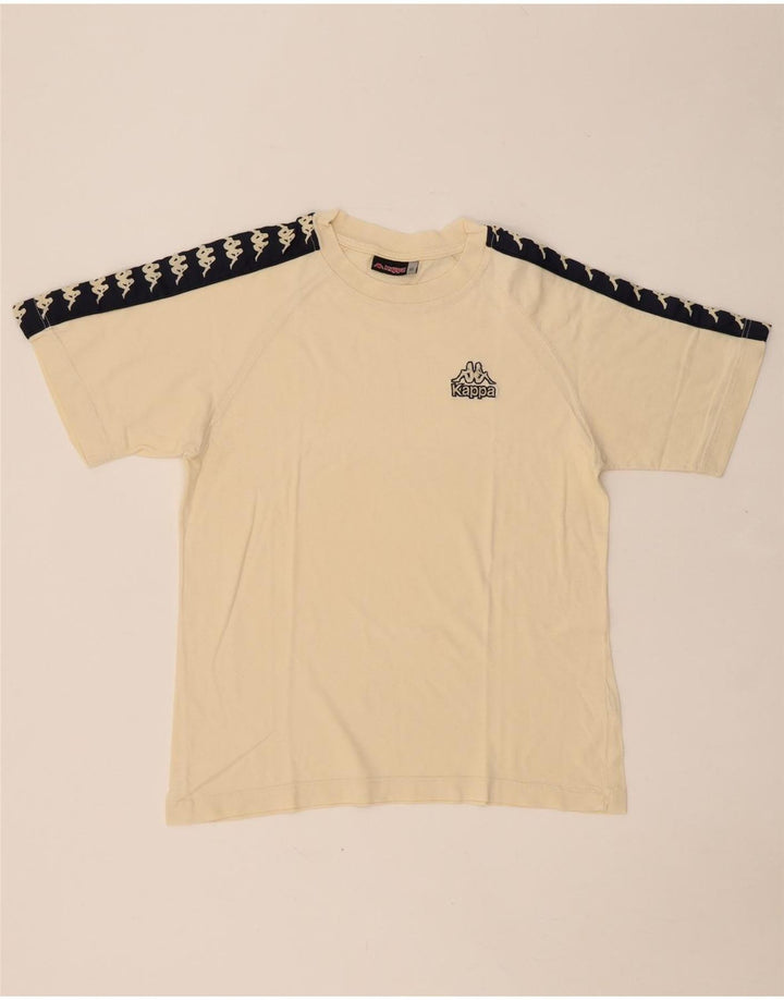 KAPPA Muška majica kratkih rukava s grafičkim motivima, mali pamuk u bež boji