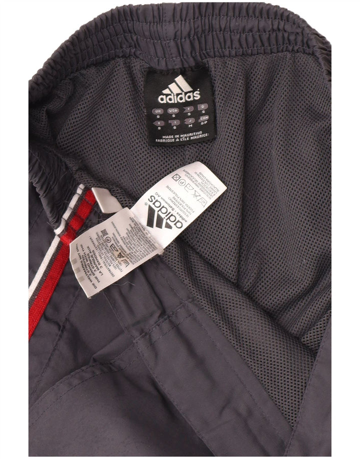 Adidas muške Graphic Trenirke Hlače male sive poliester