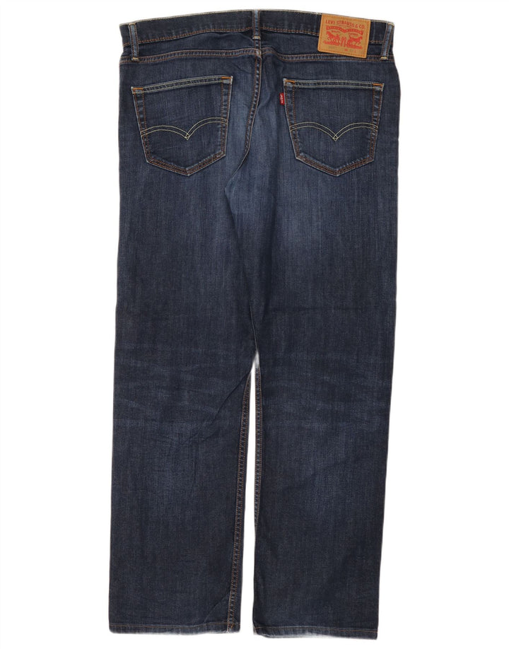 Levi's ženske 504 ravne traperice W34 L32 plavi pamuk