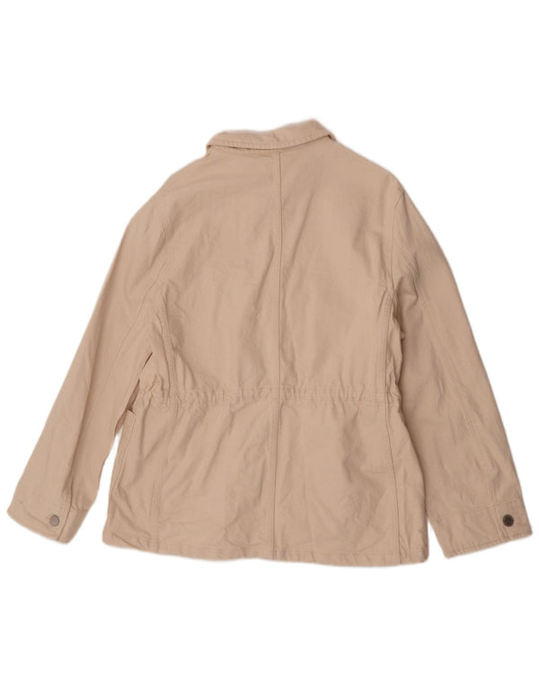 Ženska traper jakna Reiss Utility UK 14 Medium Off White Pamuk