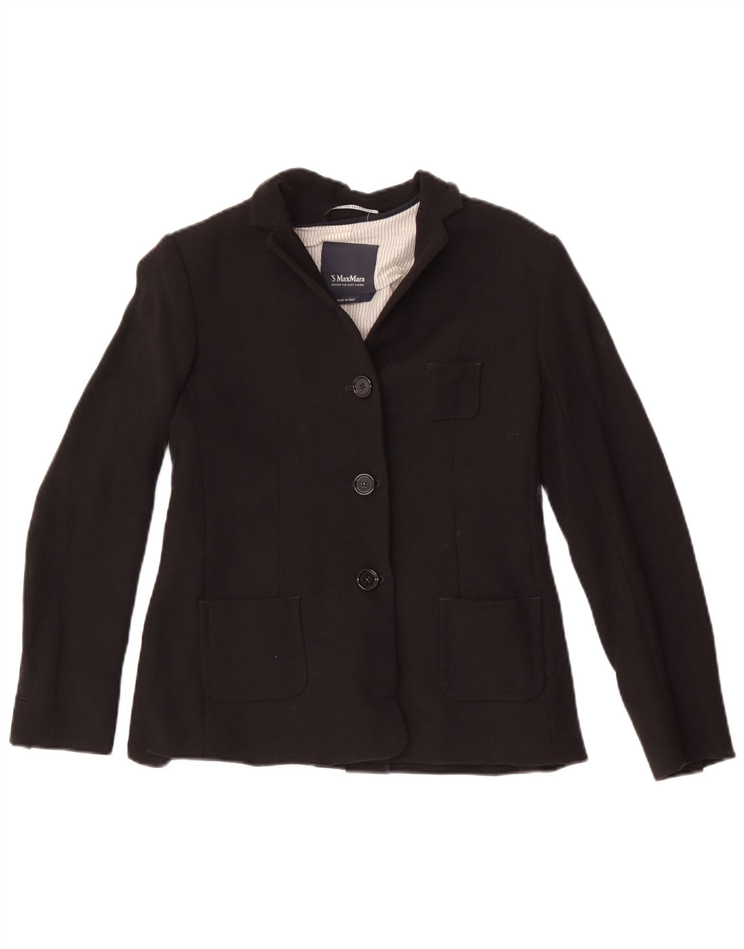 Max Mara ženski sako sa 3 gumba UK 4 XS crna