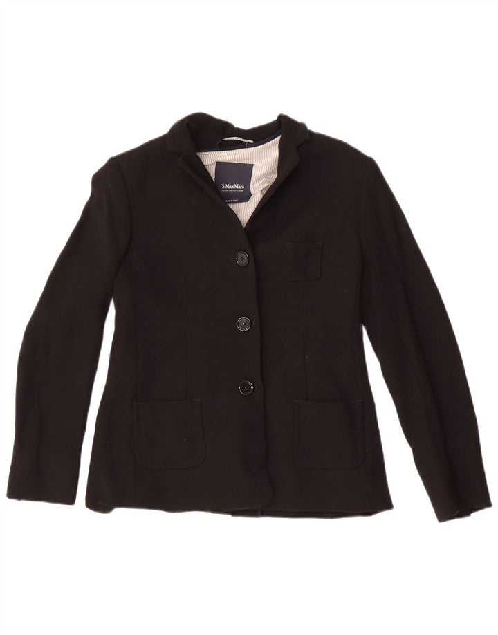 Max Mara ženski sako sa 3 gumba UK 4 XS crna