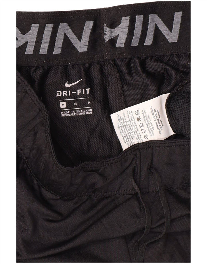 NIKE Ženske Dri Fit Sportske kratke hlače UK 14 Srednji crni poliester