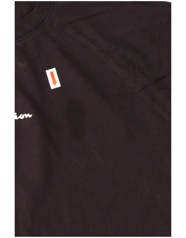 Champion ženska majica kratkih rukava s grafičkim motivima XL, crni pamuk