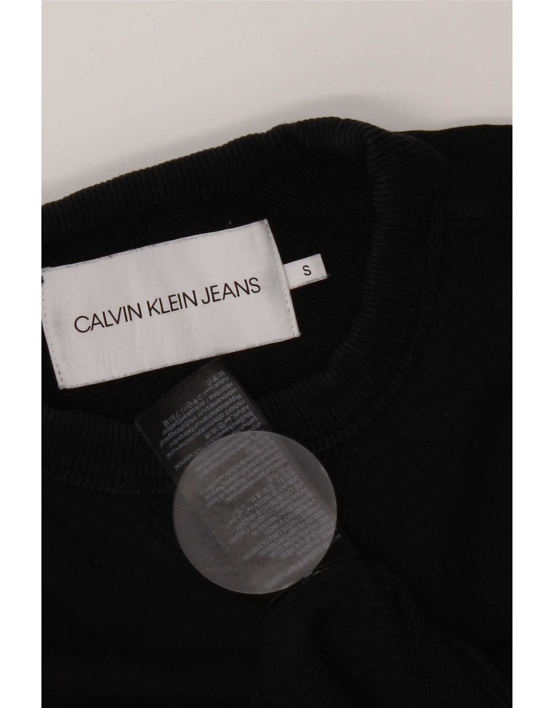 Calvin Klein muški džemper regularnog kroja Graphic, mali crni pamuk