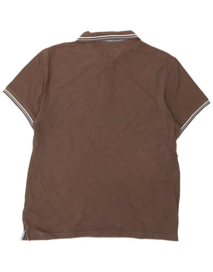 CHAMPION Muška Heritage Fit polo majica XL smeđi pamuk