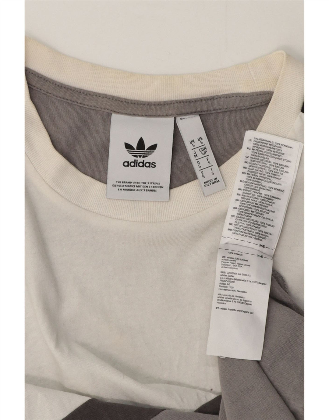 Adidas muška majica kratkih rukava, mali sivi pamuk u boji