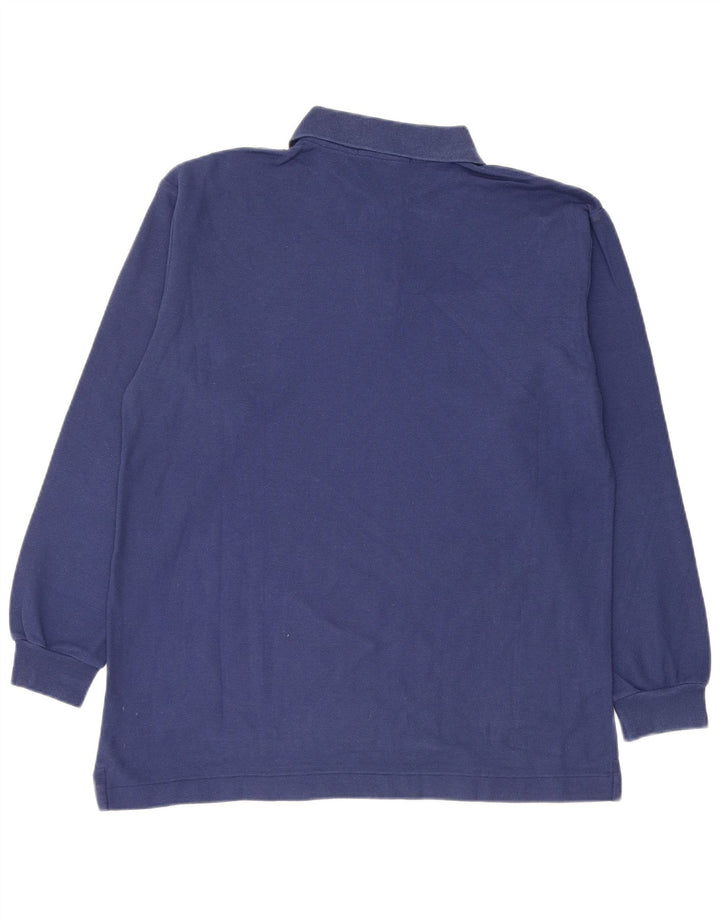 FILA muška polo majica dugih rukava IT 48 srednje tamnoplavi pamuk