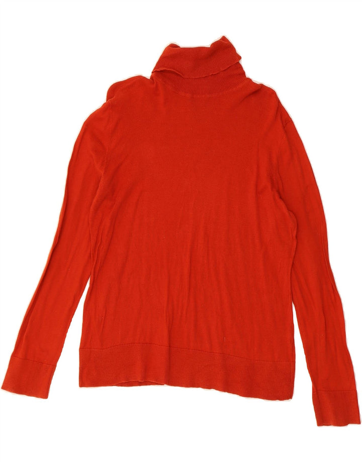 CHAPS Womens Roll Neck Jumper Sweater UK 18 XL Red Vintage Chaps and Second-Hand Chaps from Messina Hembry 