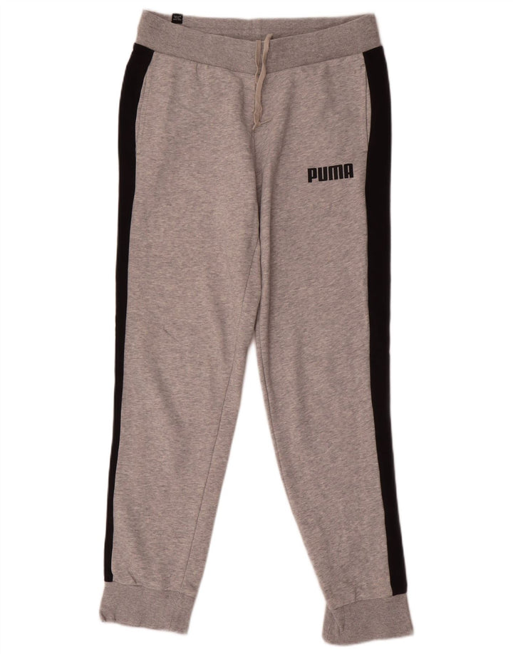 Puma muške trenirke Hlače Joggers Small Grey Colourblock