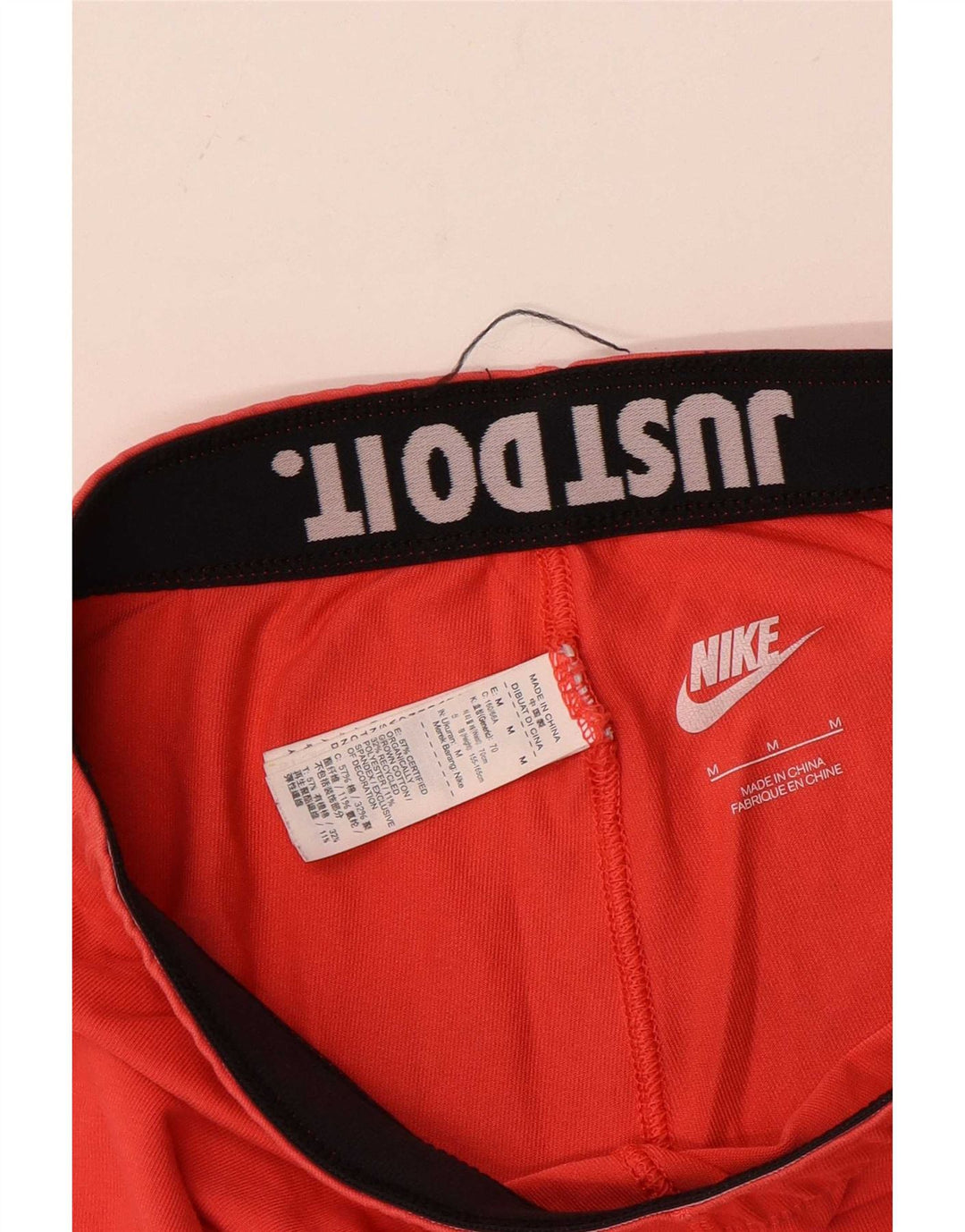 Nike ženske grafičke tajice UK 14 srednje crvene pamučne