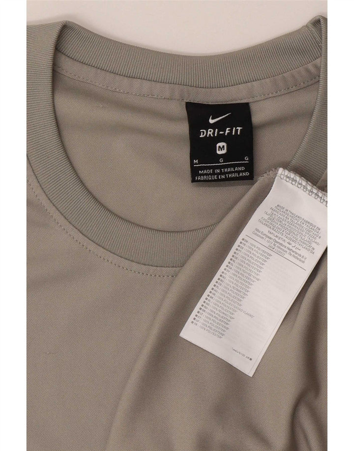 Nike Dri Fit majica kratkih rukava Srednje siva poliesterska boja