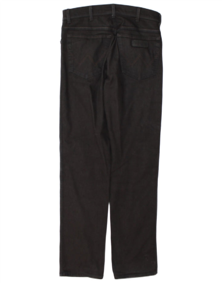 Wrangler muške robusne ravne traperice W32 L33 crne