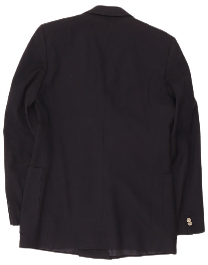Yves Saint Laurent Mens Blazer Jacket IT 48 Medium Navy Blue