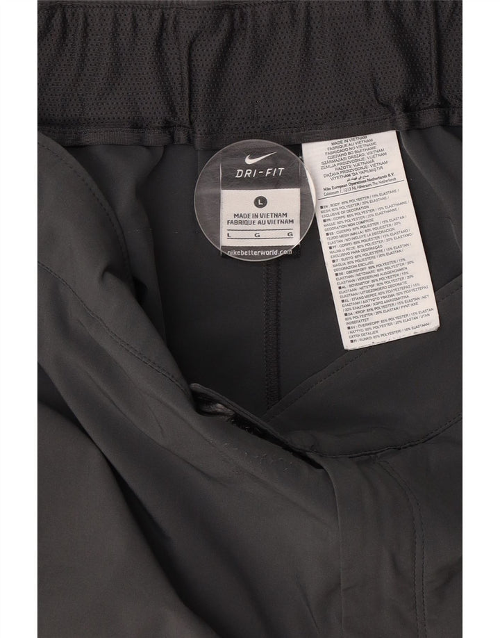 NIKE Muške Dri Fit Chino kratke hlače Large W34 sivi poliester