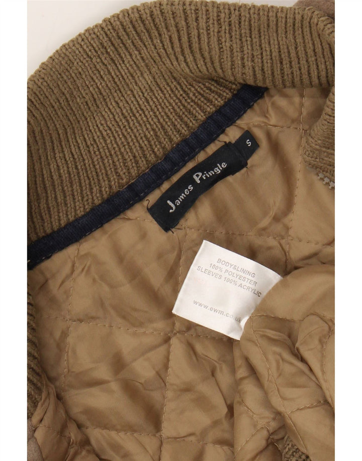 James Pringle muška bomber jakna širokog kroja UK 36 mali smeđi poliester