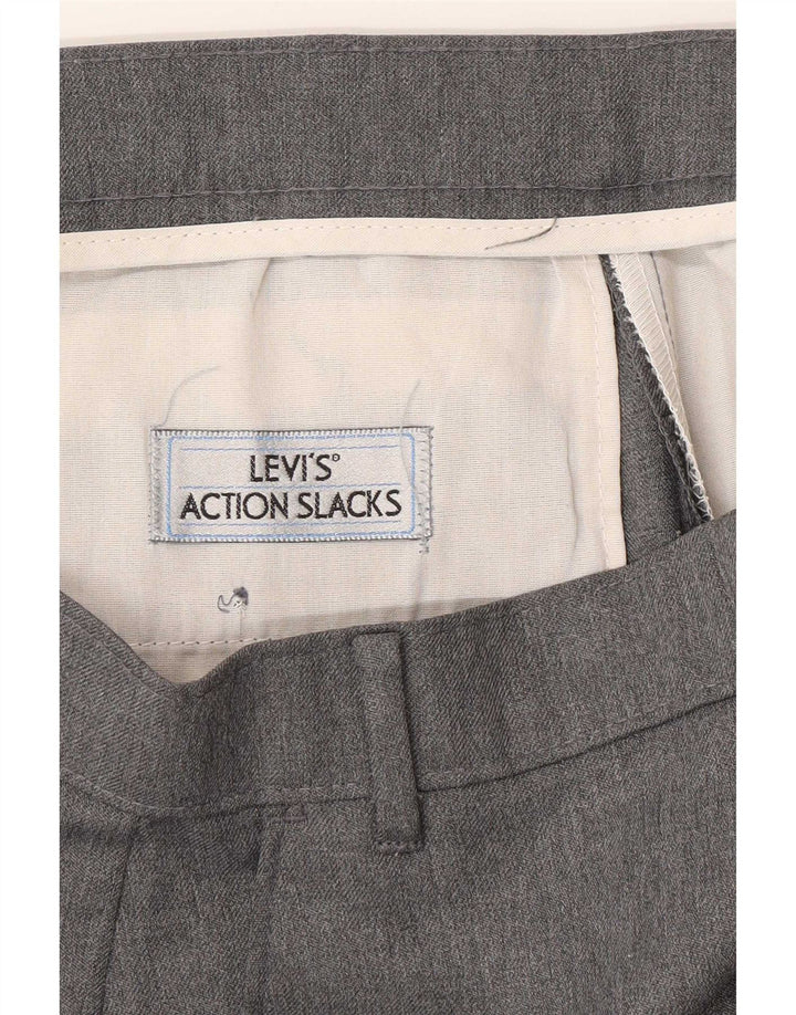 Levi's muške ravne chino hlače W38 L29 sivi poliester