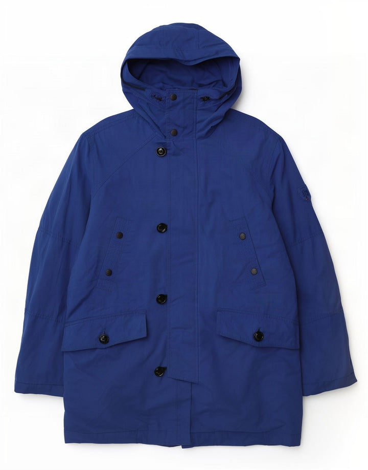 Tommy Hilfiger muška parka jakna s kapuljačom UK 40 veliki plavi poliester
