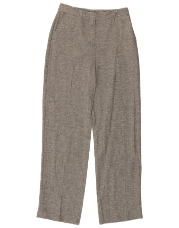 ZARA ženske ravne chino hlače XS W27 L32 siva viskoza