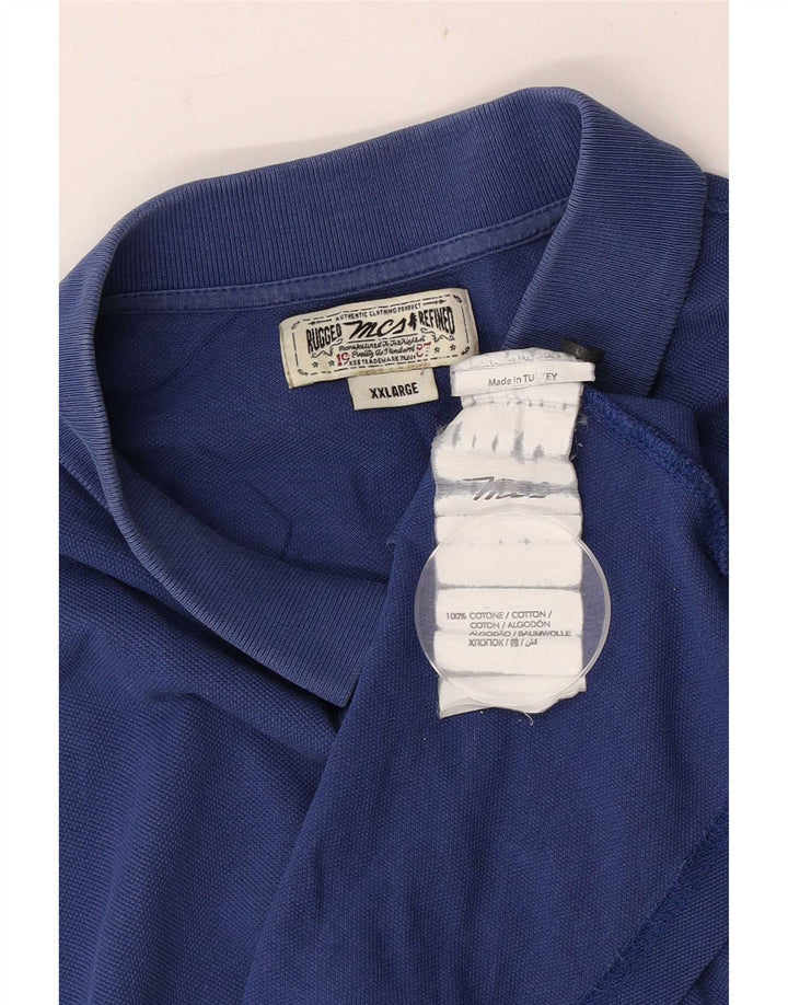 Marlboro Classics muška polo majica 2XL plavi pamuk