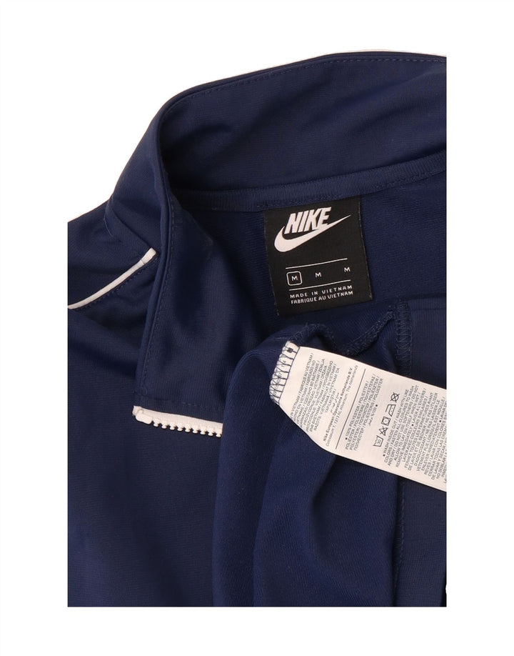 NIKE Mens Tracksuit Top Jacket Medium Navy Blue Polyester Vintage Nike and Second-Hand Nike from Messina Hembry 