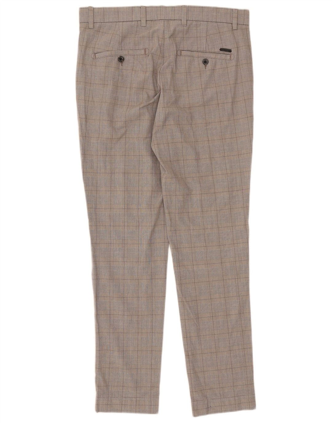 Jack & Jones muške hlače uskog odijela W33 L32 sive karirane