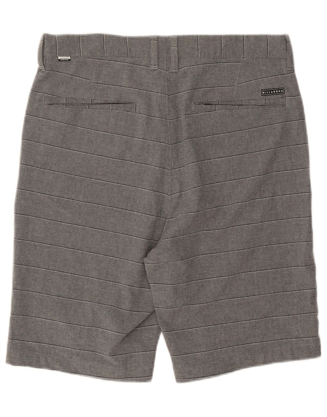 Billabong muške chino kratke hlače W31 srednje sivi prugasti poliester