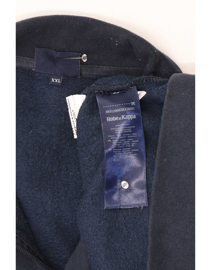Kappa muška trenirka gornja jakna 2XL plavi pamuk