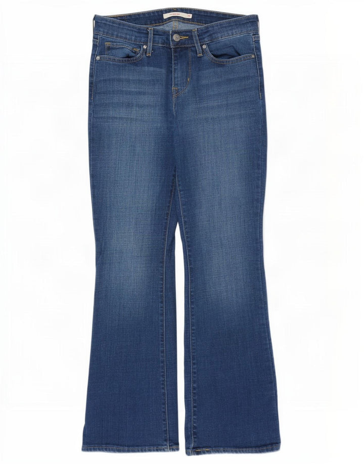 Levi's ženske 715 Bootcut traperice W28 L28 plavi pamuk