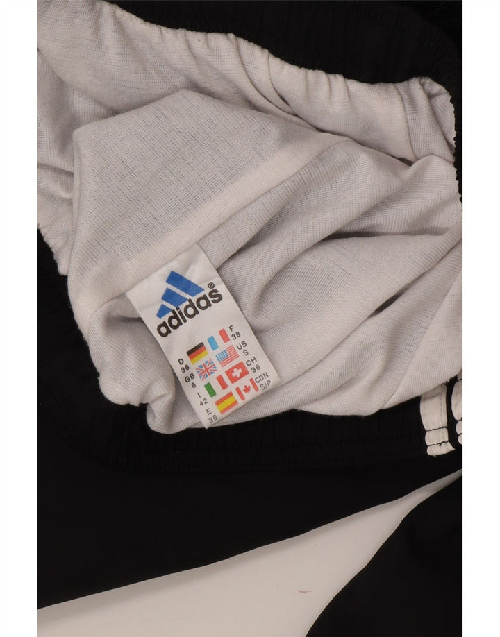 ADIDAS Womens Tracksuit Trousers UK 8 Small  Black Polyester