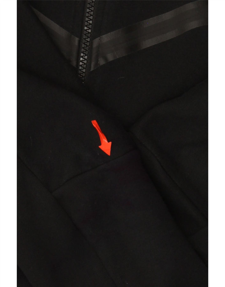 Nike Boys Zip Hoodie pulover 10-11 Years Medium Black Pamuk