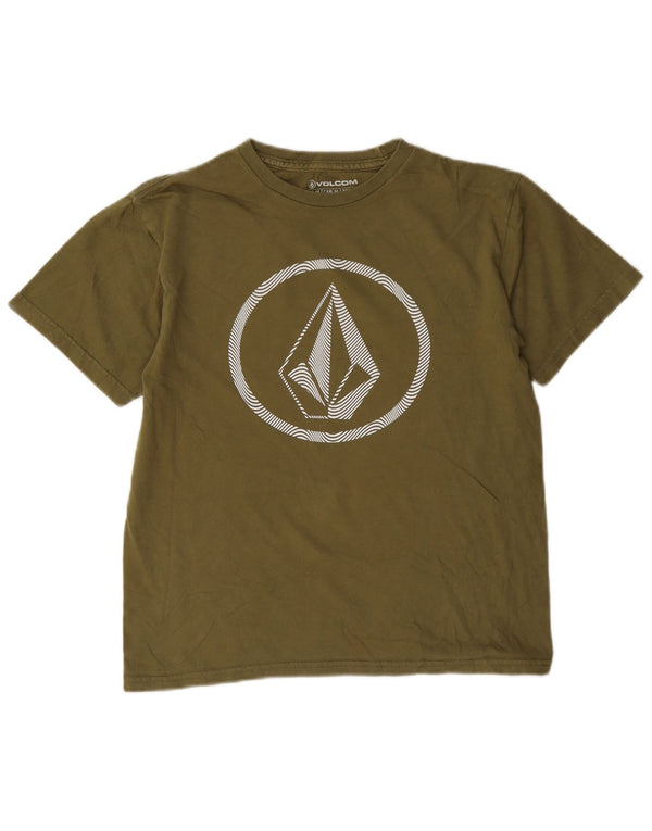 Volcom Boys Graphic T-Shirt majica kratkih rukava 11-12 godina, srednji kaki pamuk