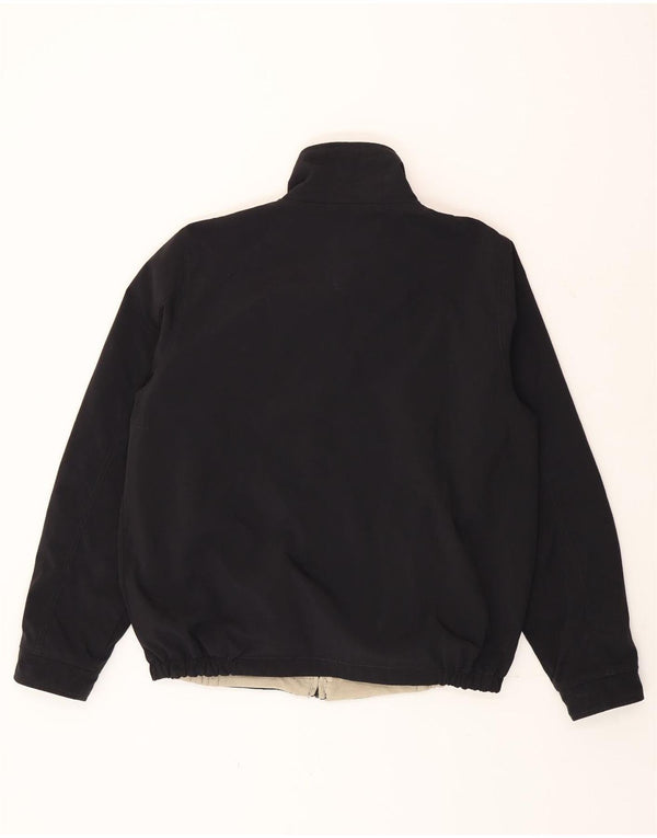 Kappa muška bomber jakna UK 40 veliki crni najlon