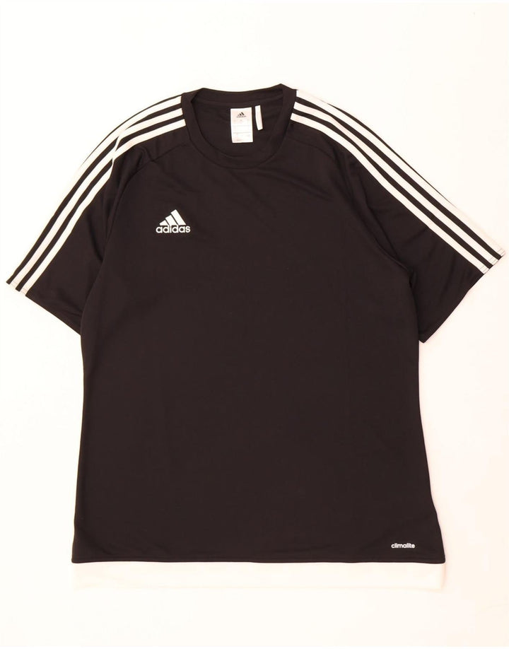 Adidas muška majica Climalite Top veliki crni poliester u boji