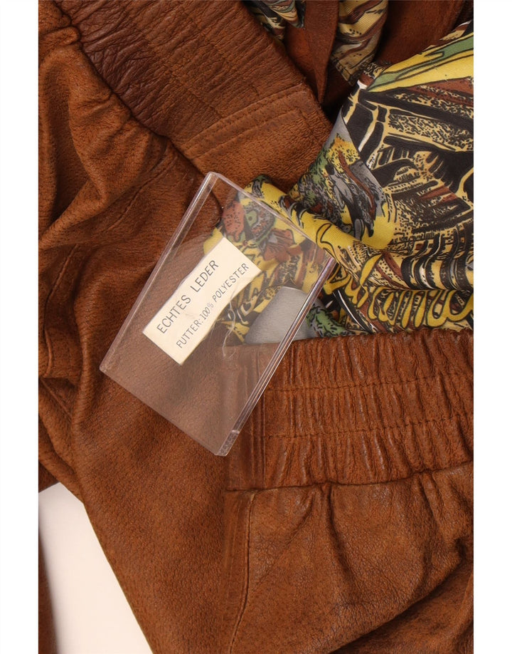 Vintage muška kožna jakna UK 42 XL smeđa koža