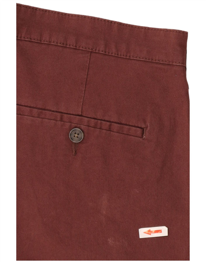 Marks & Spencer muške chino kratke hlače W32, srednji tamnocrveni pamuk