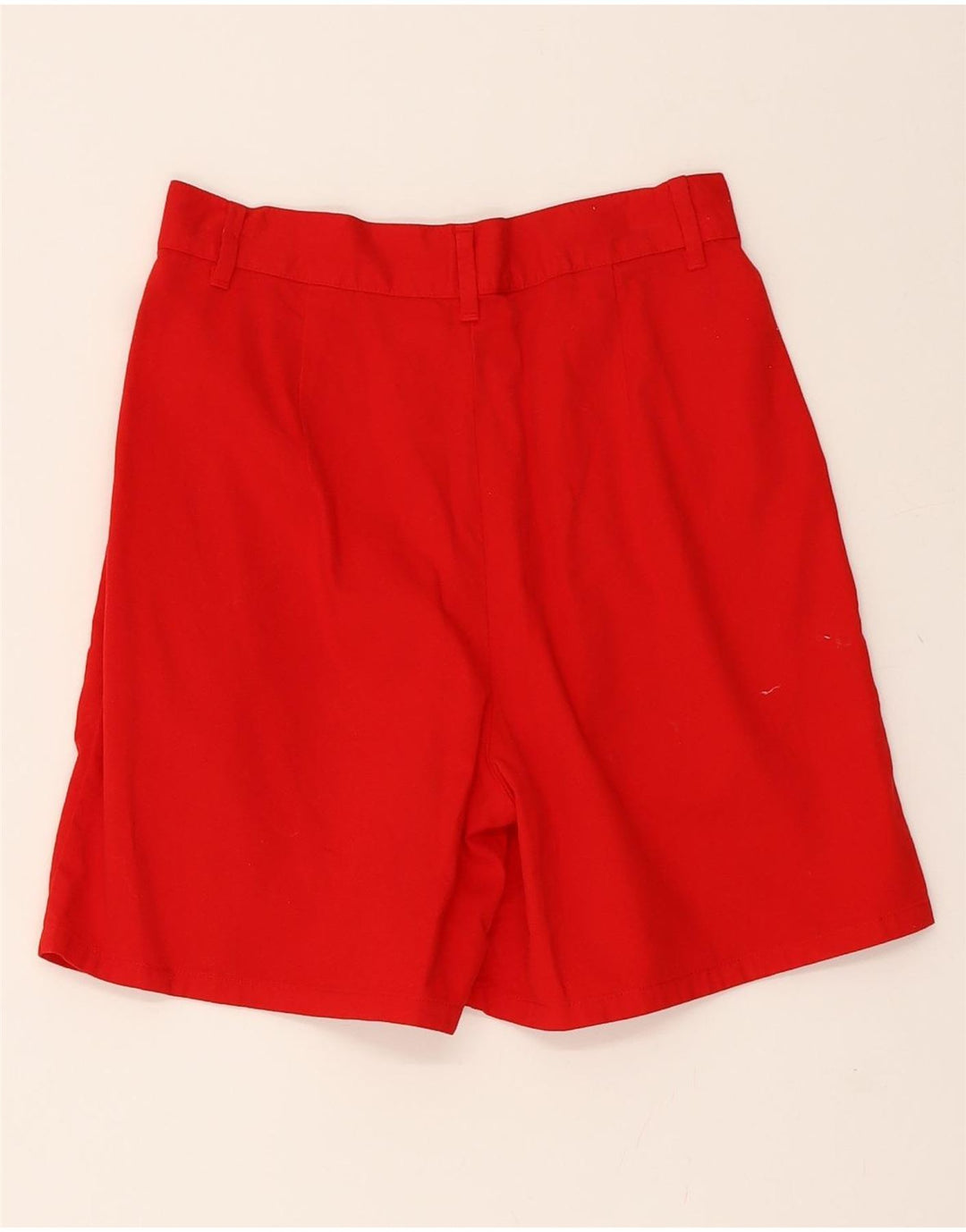 BENETTON Womens Pegged Chino Shorts IT 42 Medium W26  Red Cotton Vintage Benetton and Second-Hand Benetton from Messina Hembry 