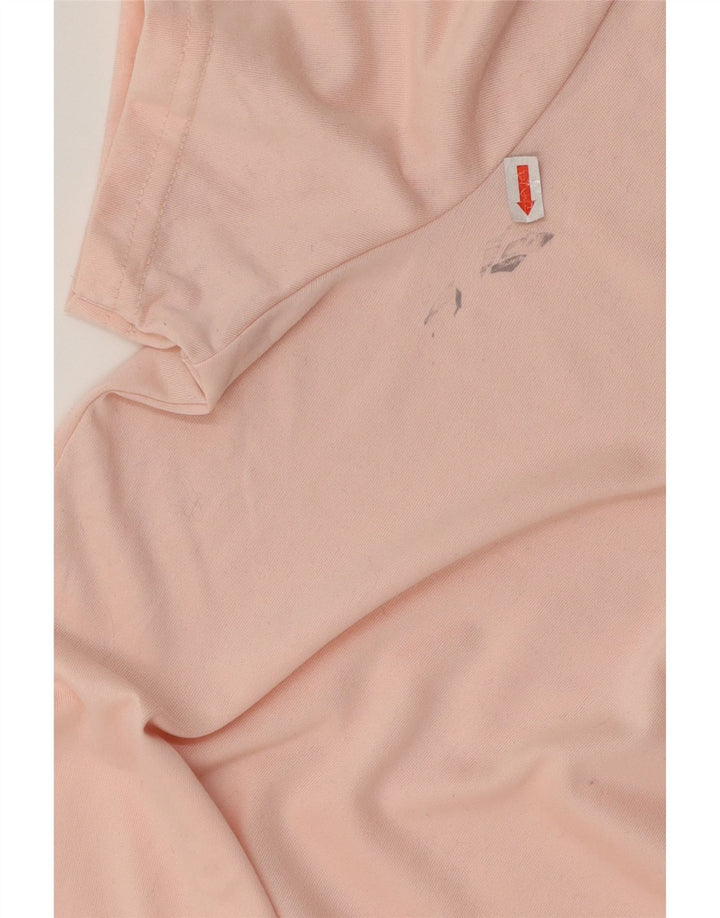 REEBOK Womens T-Shirt Top UK 16 Large Pink Polyester Vintage Reebok and Second-Hand Reebok from Messina Hembry 