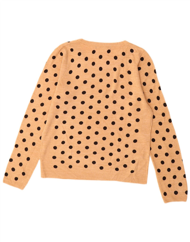 MARKS & SPENCER Ženski džemper s veznim izrezom UK 10 Small Beige