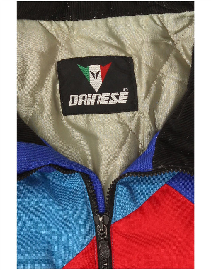 Dainese muška grafička trkaća jakna, veličina 54, velika plava boja