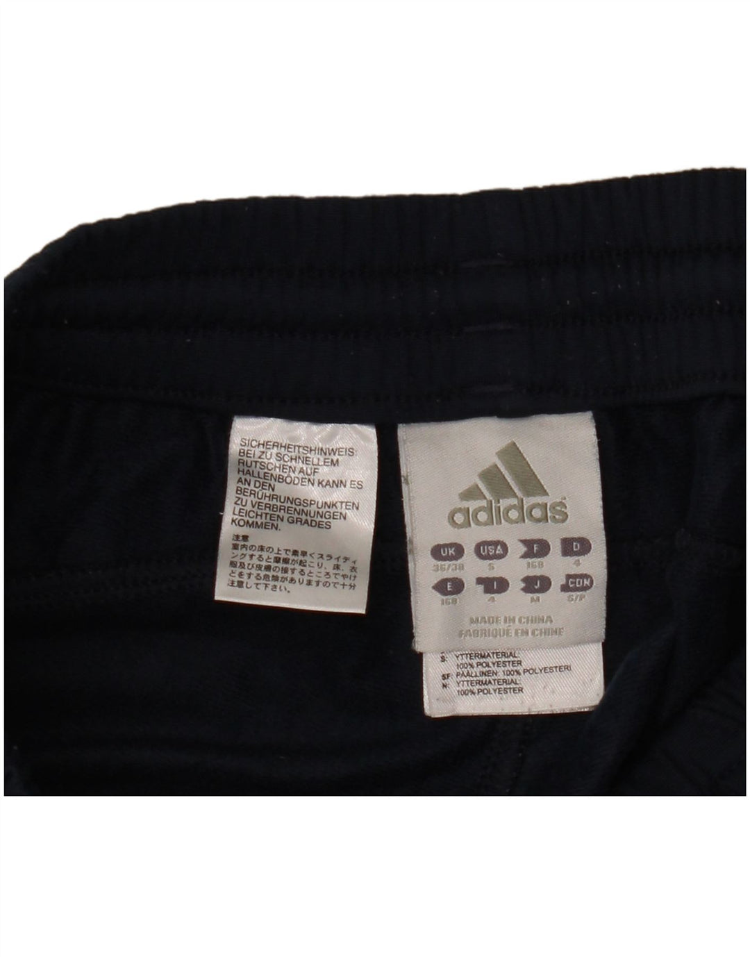 Adidas muške hlače za trenirku UK 36/38 Male tamnoplave poliesterske hlače