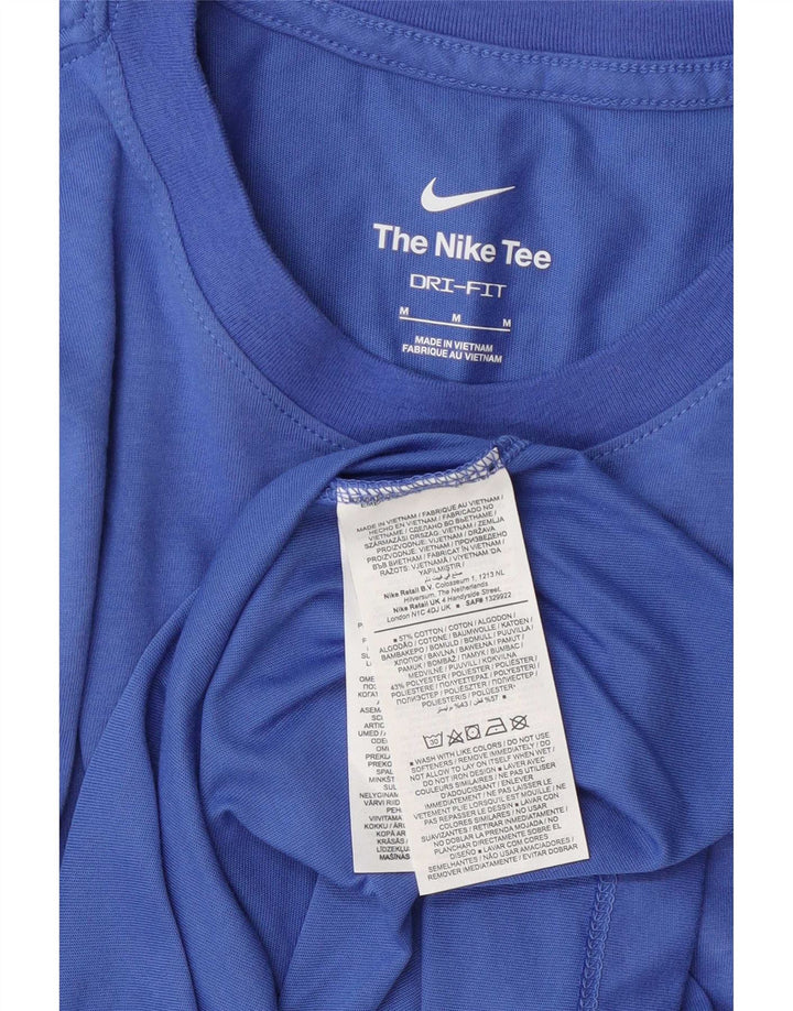 Nike muška majica s grafičkim motivima srednje plavi pamuk