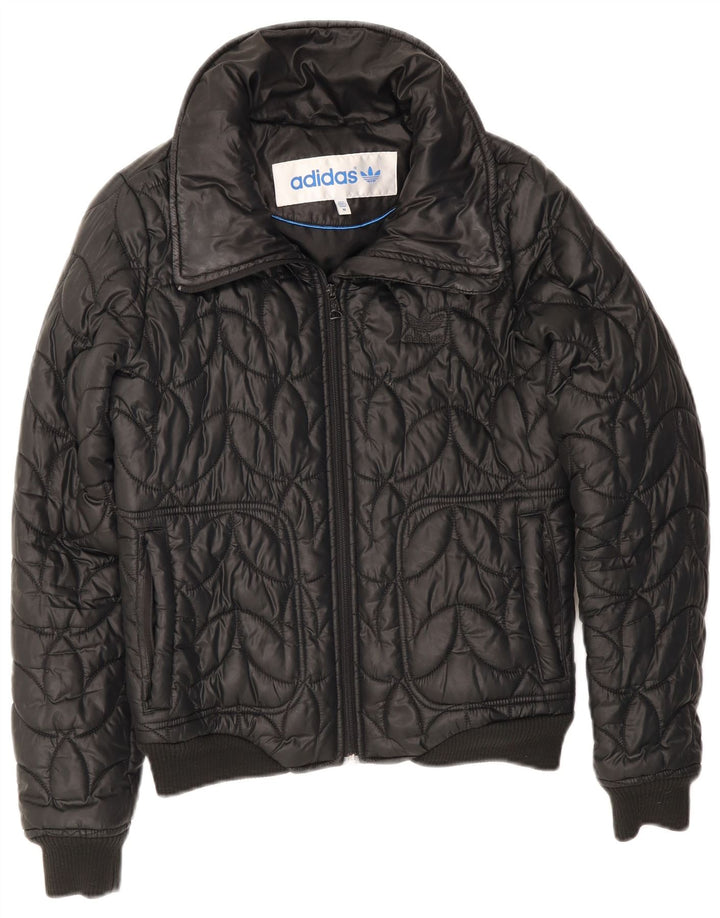 Adidas ženska bomber podstavljena jakna UK 12 srednji crni poliester