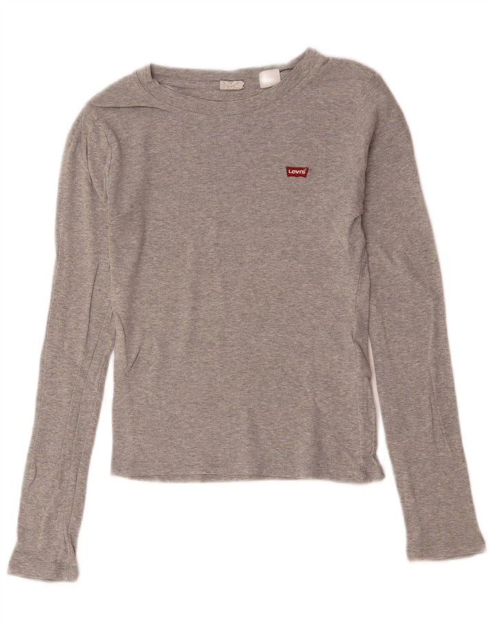 Levi's ženska majica dugih rukava UK 2 2XS sivi pamuk