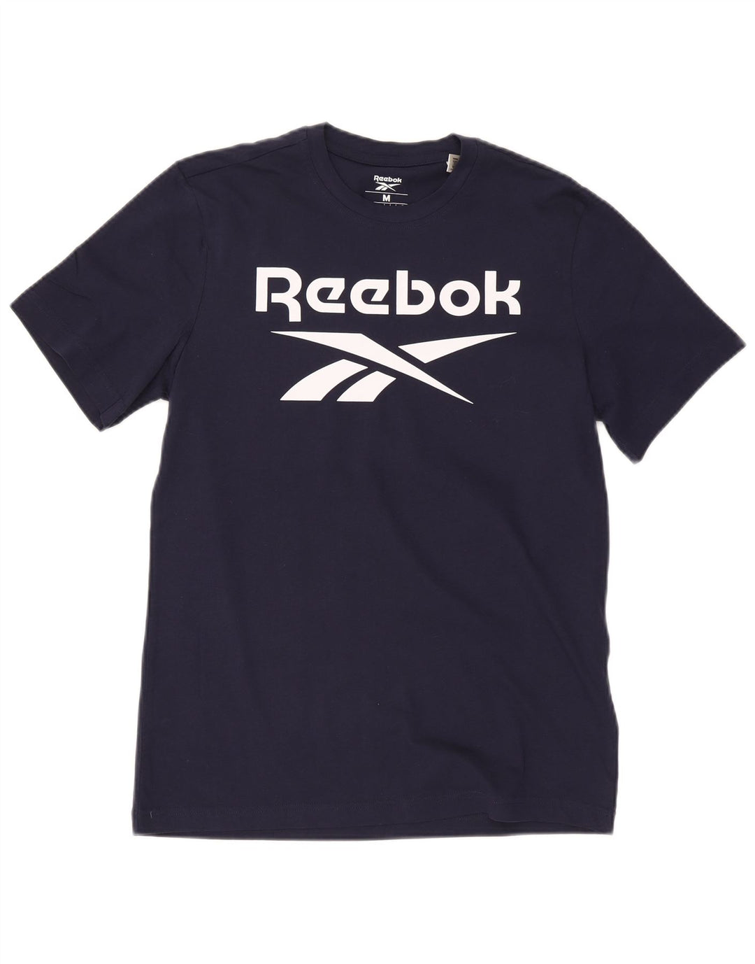 Reebok muška grafička majica kratkih rukava srednje tamnoplavi pamuk