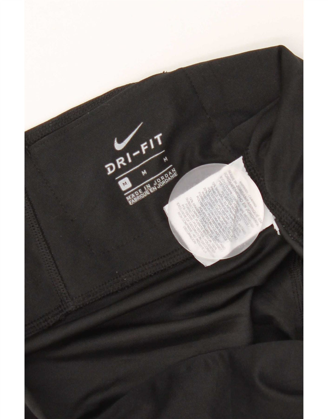 Nike Ženske Dri Fit Leggings UK 14 Medium Black Colourblock Poliester