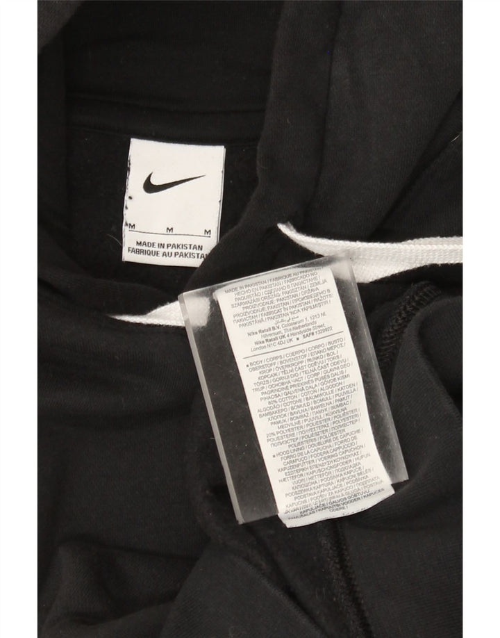 Nike muška majica s kapuljačom Srednje crni pamuk